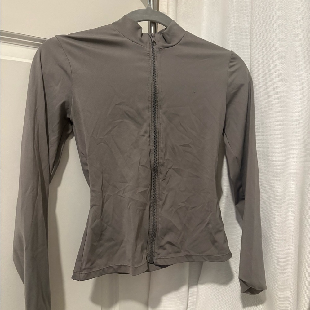 Rue21 Charcoal Zip-Up Jacket